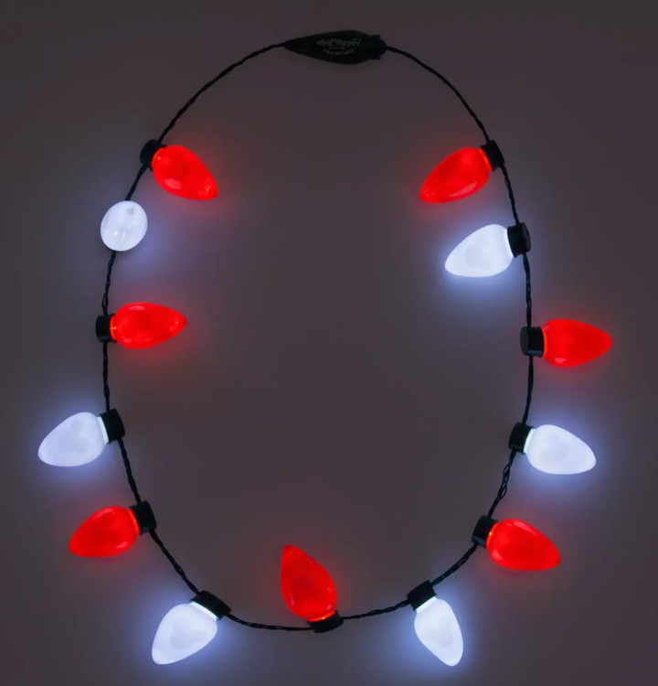 Mickey christmas light necklace hot sale