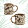 Universal Studios Jurassic Park 3D Sculptured Ceramic Mug New