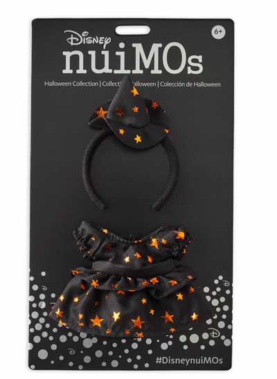 Disney NuiMOs Outfit Black Orange Dress with Witch Hat Headband New with Card