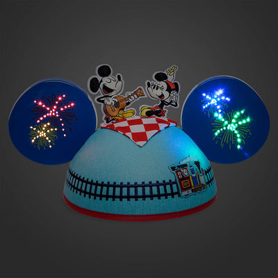 Disney Mickey Minnie's Runaway Railway Ear Hat for Adults Rafferty Limited New