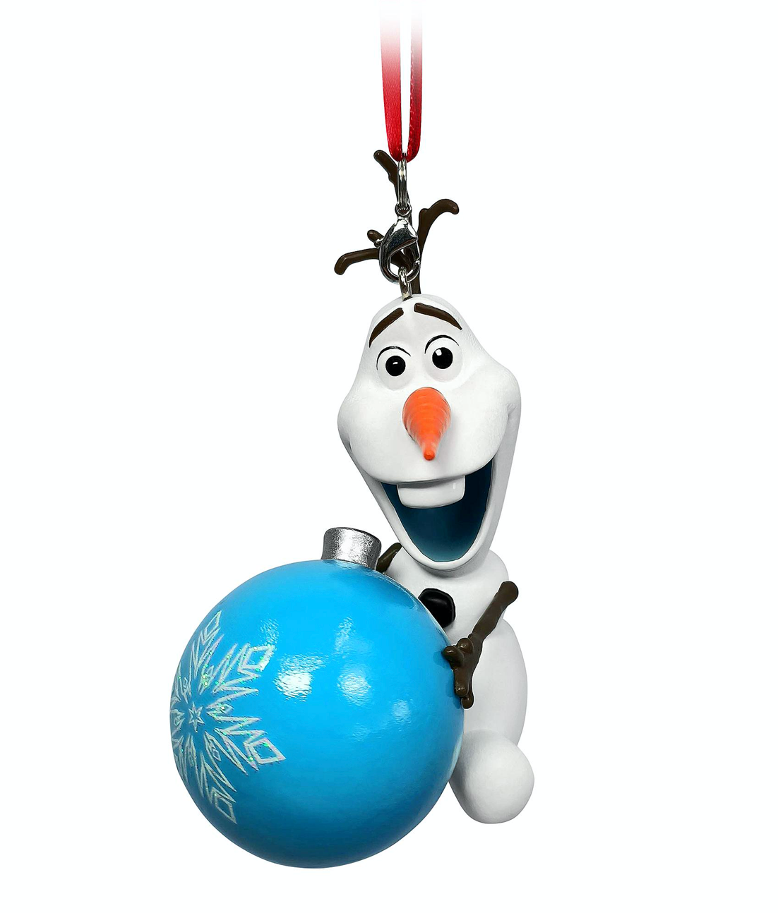 Disney Parks Frozen Olaf with Ball Ornament Christmas Ornament New with Tag