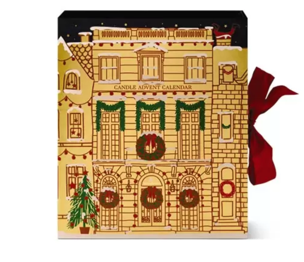 Aldi Huntington Home Christmas Advent Calendar with 25 Candles New with Box