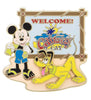 Disney Parks Cruise Line Mickey and Pluto Castaway Cay Bahamas Pin New with Card
