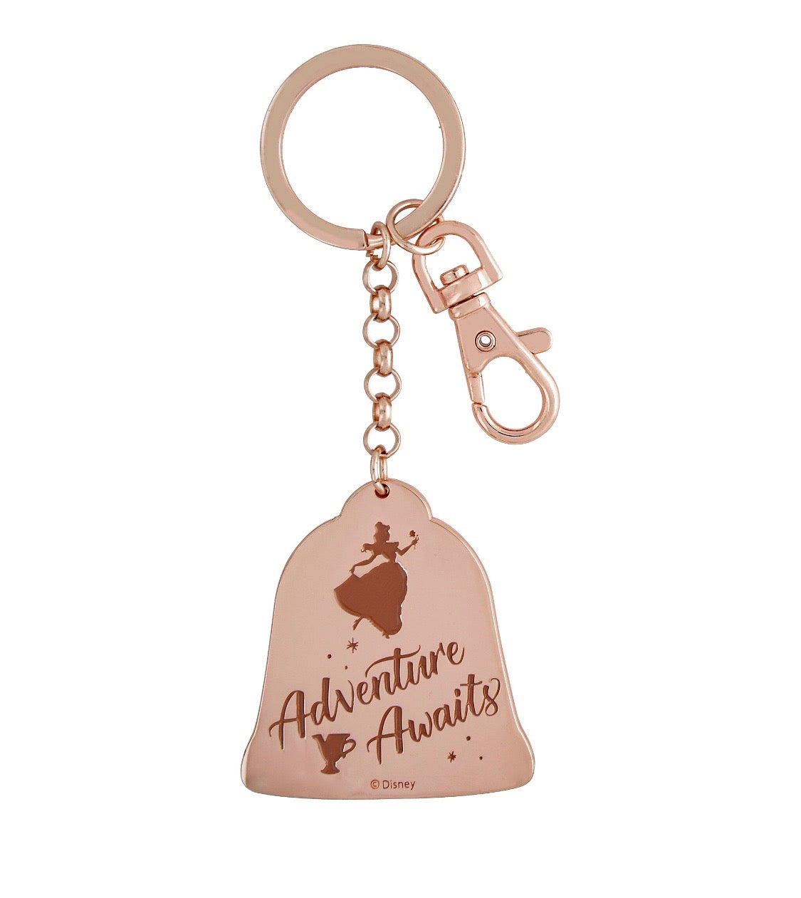 Disney Parks Beauty and the Beast Belle Adventure Awaits Keychain New with Tags