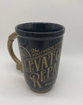 Disney Parks The Hollywood Tower Hotel Goofy Elevator Repair Coffee Mug New