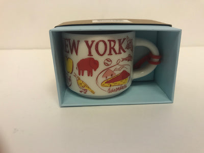 Starbucks Coffee Been There New York Ceramic Mug Ornament New with Box