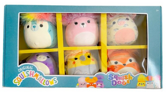 Squishmallows Squish-Doos 6in Squish Set of 6 New with Box