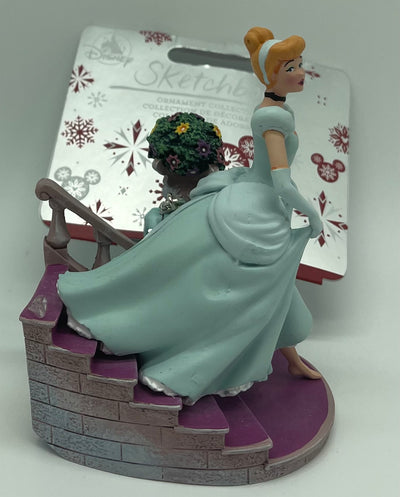 Disney Sketchbook Cinderella Fairytale Moments Run Midnight Christmas Ornament