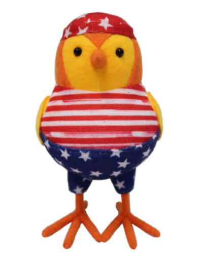 Target Fabric 2022 July 4th American Flag Drummer Bird Figurine New With Tag