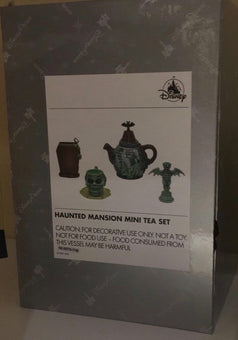 Disney Parks Haunted Mansion Mini Tea Set New with Box