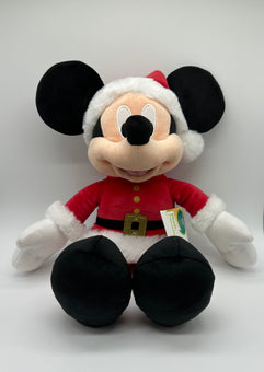 Disney Baby by Disney Store Christmas Mickey Santa Plush New with Tag