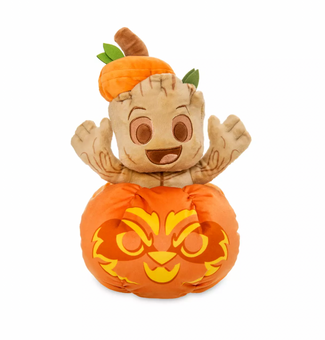 Disney Halloween Guardians of the Galaxy Groot Jack-o'-Lantern Plush New w Tag