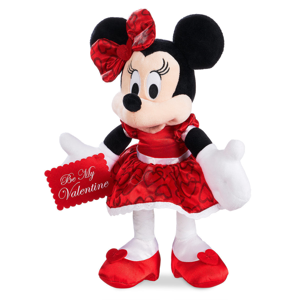 Disney Parks Minnie Mouse Plush Valentine's Day Small Plush Toy New With Tag