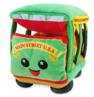 Disney Parks Main Street Trolley Wishables Plush Transportation New with Tag
