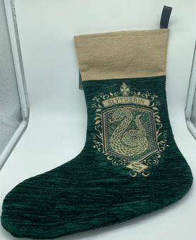 Universal Studios Harry Potter Slytherin Mascot Christmas Stocking New with Tags
