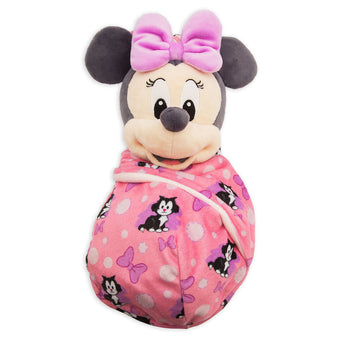 Disney Parks Baby Minnie in a Blanket Pouch Plush New with Tags