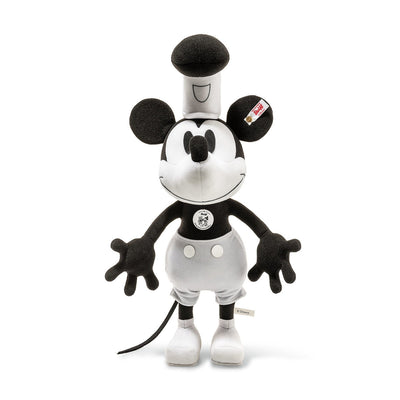 Disney Mickey as Steamboat Willie by Steiff 14 inc Limited Plush New with Tag