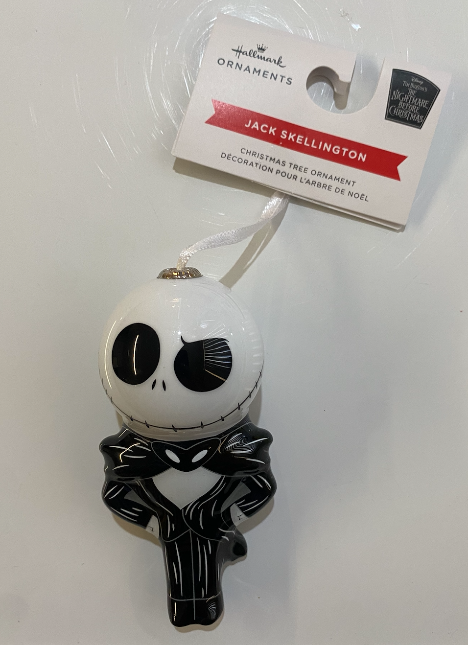 Hallmark Disney Jack Nightmare Before Decoupage Christmas Ornament New With Tag