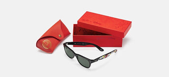 Disney Mickey June 2019 Ray Ban Polarized Sunglasses Wayfarer New with Case