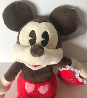 Disney Parks Mickey Mouse Be My Valentine Valentine's Day Plush New With Tags