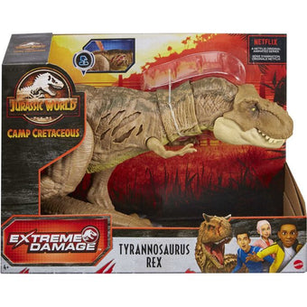 Jurassic World Dominion Extreme Damage Tyrannosaurus Rex Dinosaur New With Box