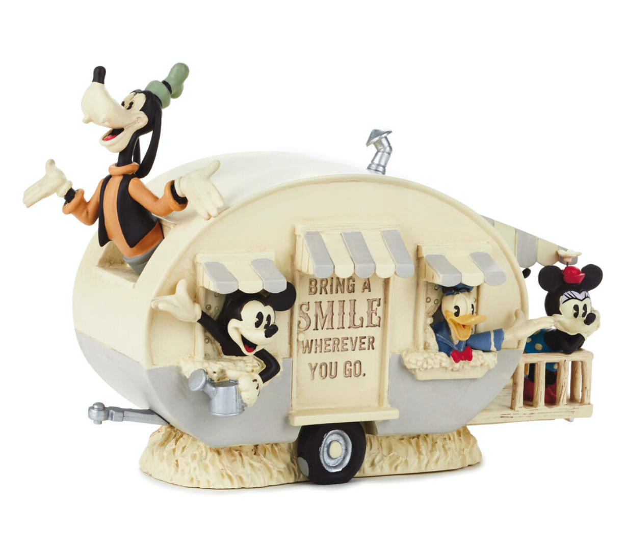 Hallmark Disney Mickey Friends Camper Bring a Smile Wherever You Go Figurine New
