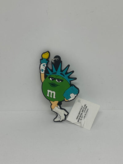 M&M's World NYC Green Liberty Keychain New with Tag