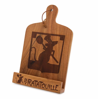 Disney France Remy Ratatouille Wood Cookbook Stand New