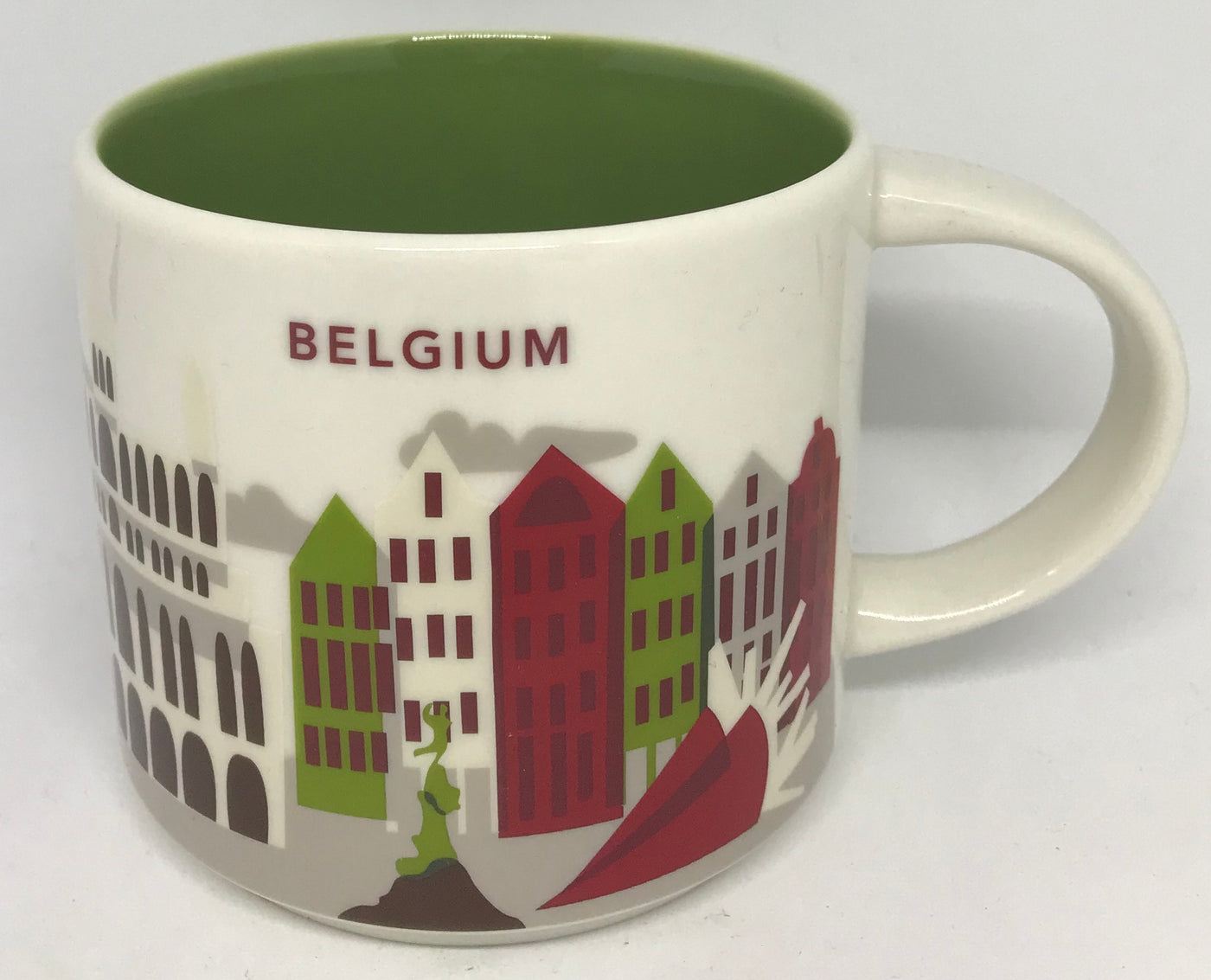 Starbucks You Are Here Collection Belgium Ceramic Coffee Mug New W Box