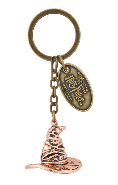Universal Studios Harry Potter 3D Sorting Hat Keychain New with Tags
