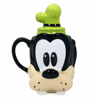 Disney Goofy 90th Anniversary Ceramic Coffee Mug with Lid New