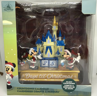 Disney Parks 2020 Christmas Mickey and Minnie 30 Day Countdown Calendar New