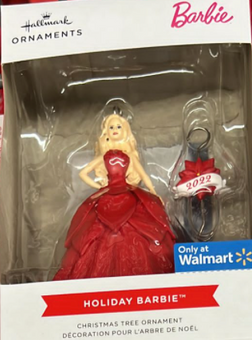 Hallmark 2022 Holiday Barbie Christmas Ornament New with Box