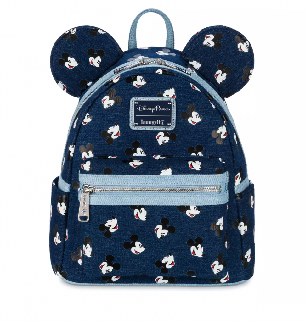 Disney Parks Mickey Denim Mini Backpack New with Tag – I Love Characters
