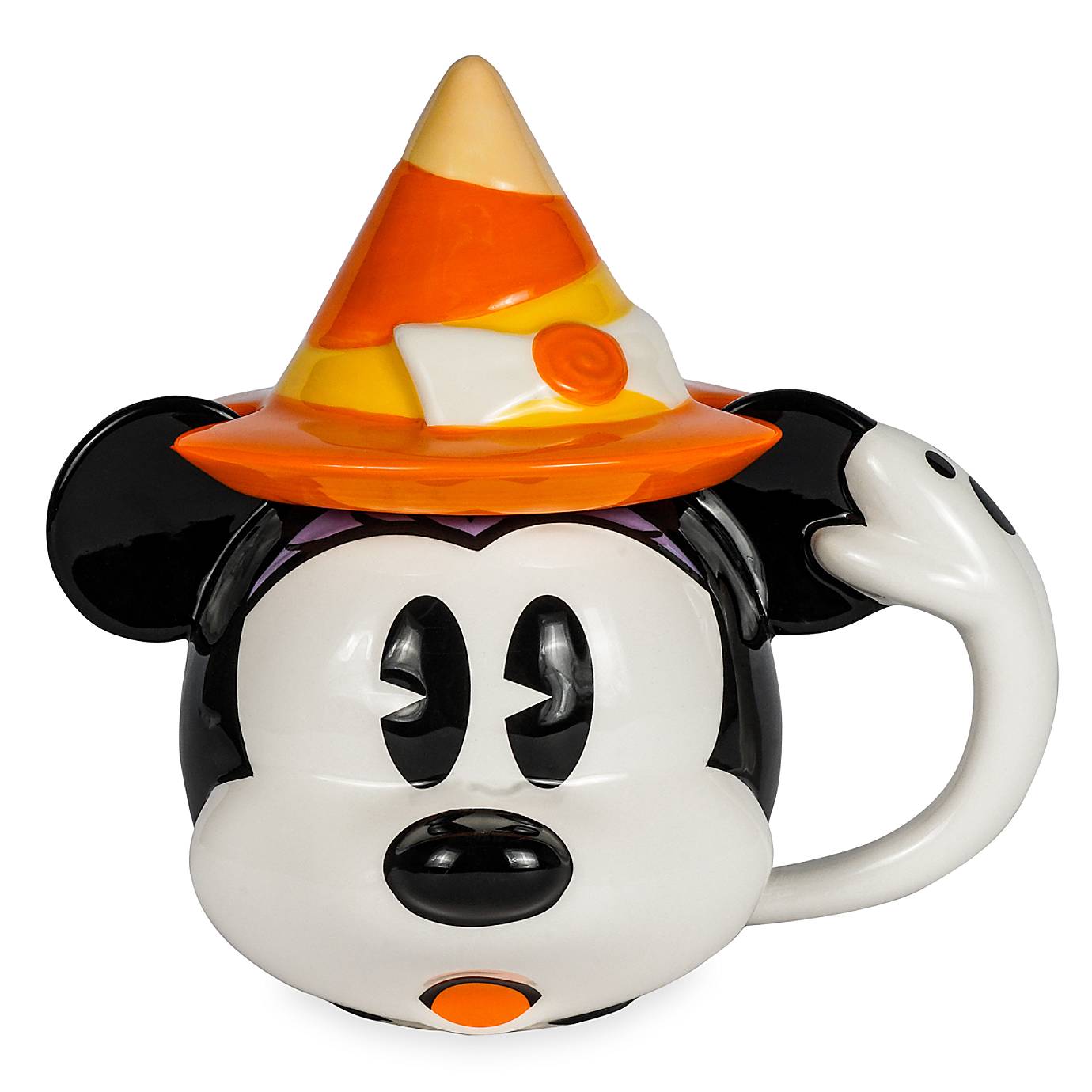 Disney Minnie Mouse with Witch Hat Halloween Mug with Lid New