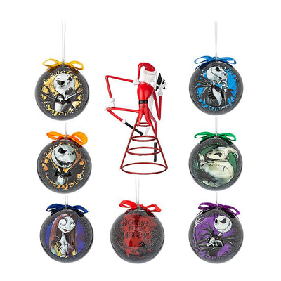 Disney The Nightmare Before Christmas Ornament Set and Tree Topper New with Box
