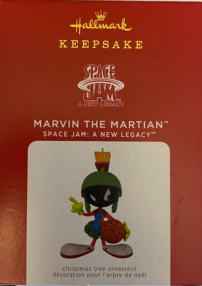Hallmark 2021 Space Jam Legacy Marvin Martian Christmas Ornament New With Box
