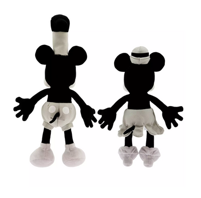 Disney 100 Celebration Mickey and Minnie Steamboat Willie Plush Set New with Tag