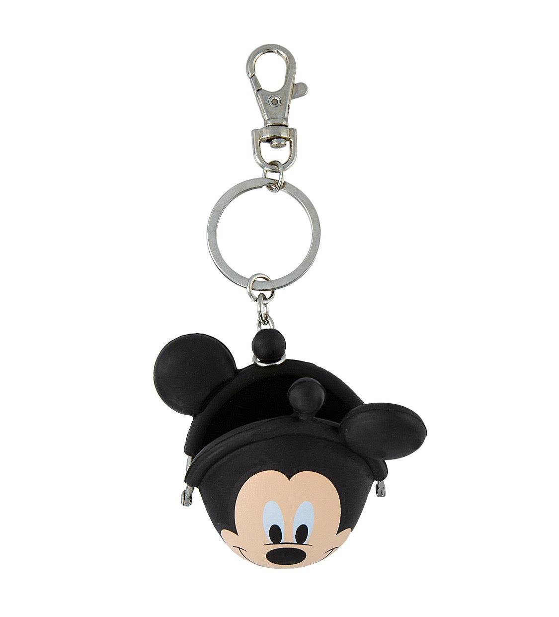 Disney Parks Mickey Mouse Coin Purse Silicone Keychain New with Tags