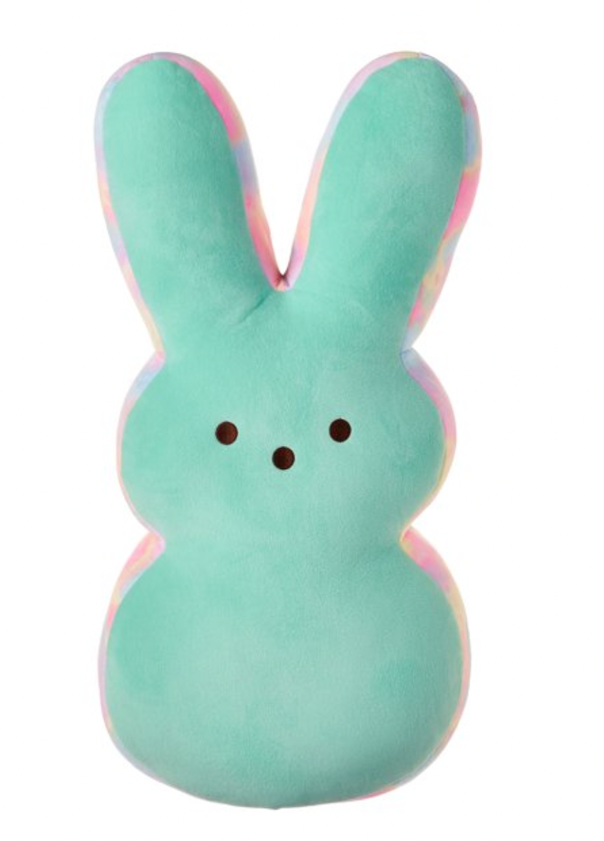 Peeps Easter Peep Bunny Mint Rainbow 24in Plush New with Tag