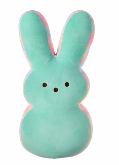 Peeps Easter Peep Bunny Mint Rainbow 24in Plush New with Tag