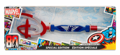 Disney Captain America 80th Anniversary Collectible Key Special Edition New Box