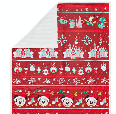 Disney Parks Twas the Night Before Mickey Christmas Holiday Blanket New with Tag