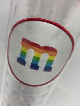 M&M's World Red Lentil Patch 22oz Tumbler New