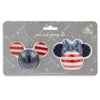 Disney Parks Mickey and Minnie Mouse Americana Salt and Pepper Set New with Box