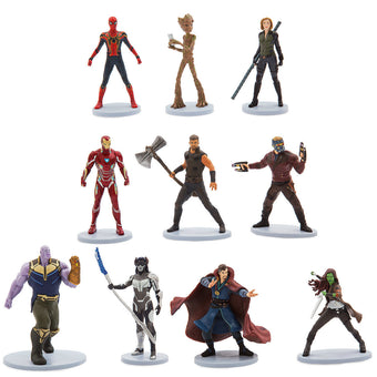 Disney Marvel Avengers Infinity War Deluxe Figure Play Set Playset Cake Topper
