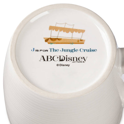 Disney Parks ABC Letters J is for The Jungle Cruise Ceramic Coffee Mug New