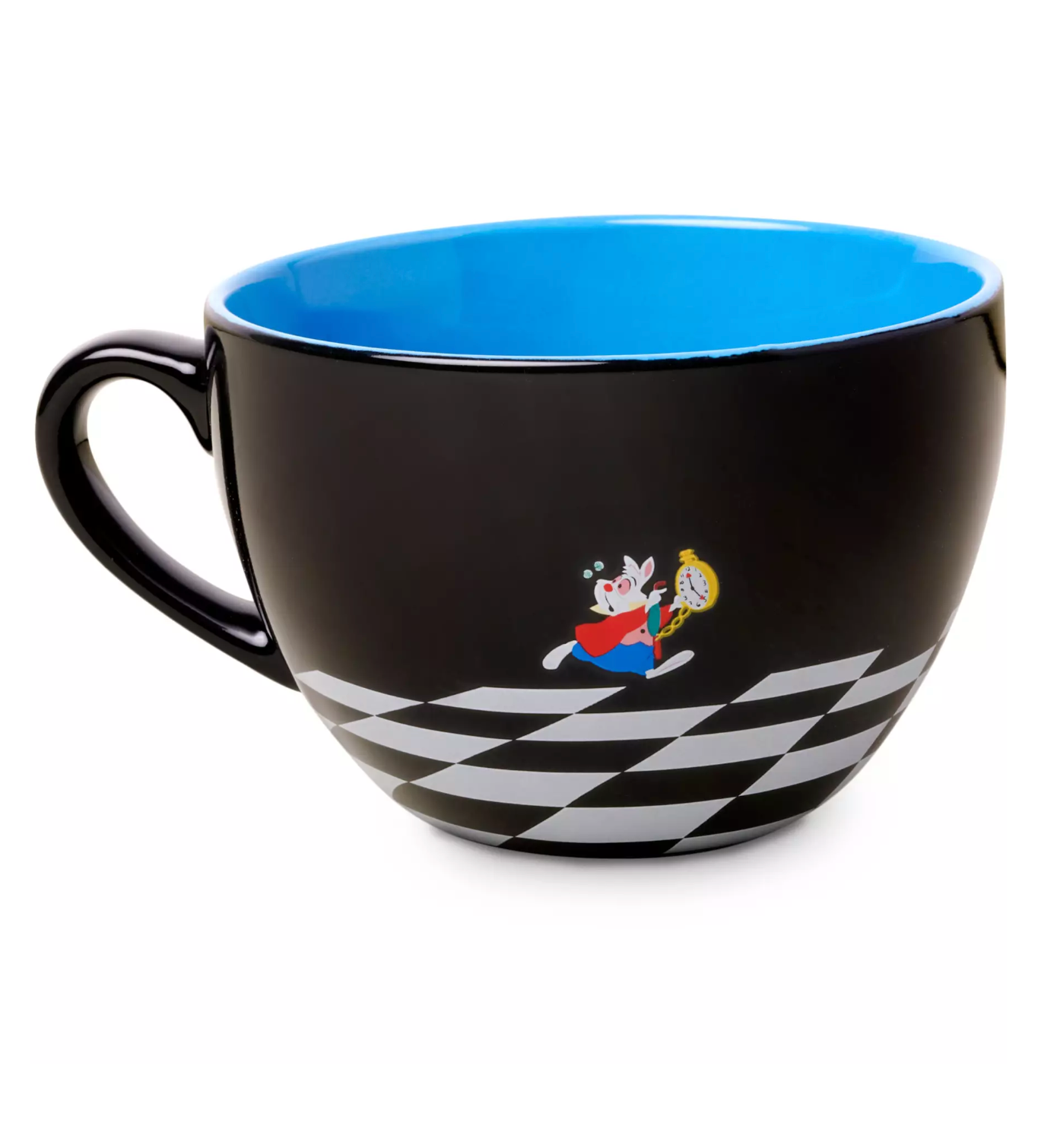 Disney Parks Alice in Wonderland Mug, Saucer and Tea Infuser Set New with Box