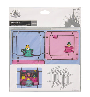Disney Parks Alice in Wonderland Paper 3D Diorama Set New Sealed