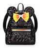 Disney Parks Halloween Minnie Mouse Sequin Mini Backpack Candy Corn New with Tag